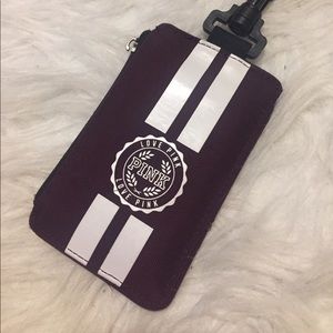 Victoria's Secret pink id holder