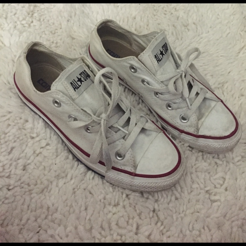 Classic white converse
