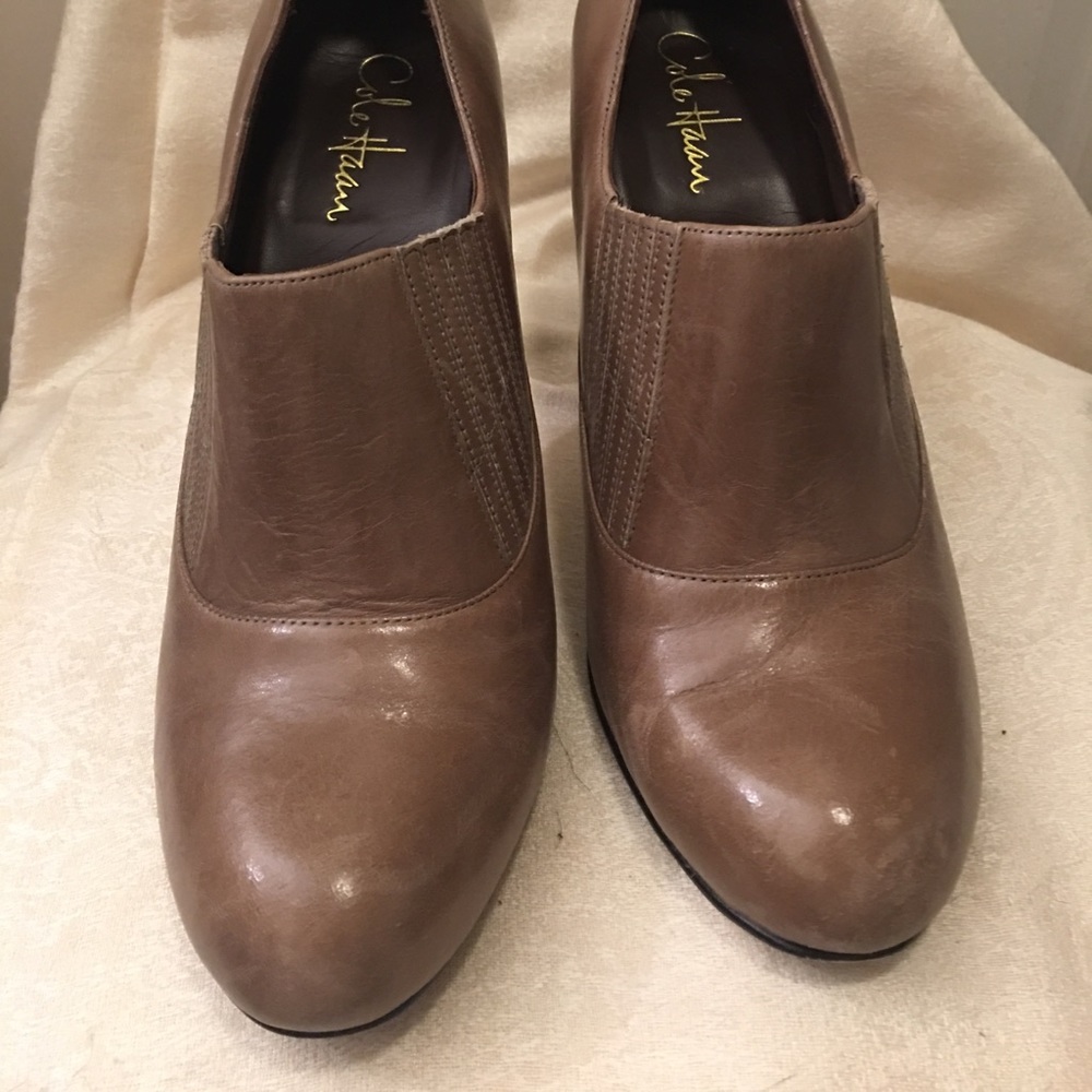 Brown Cole Haan booties