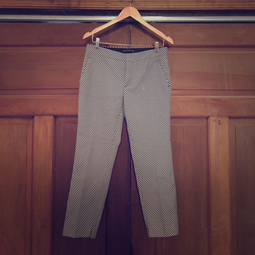 Black and White Checkered Pants