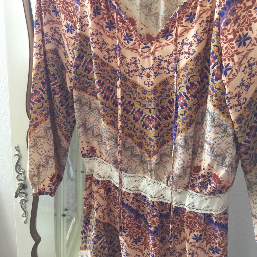 Eight sixty floral boho dress