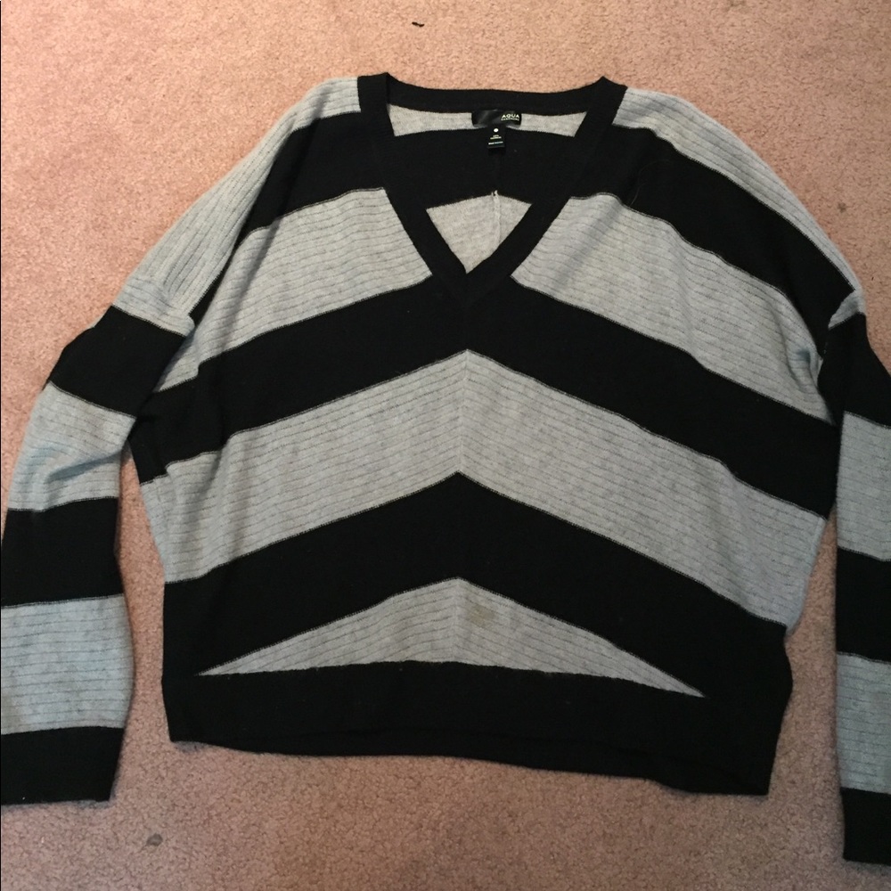 Aqua Cashmere Sweater