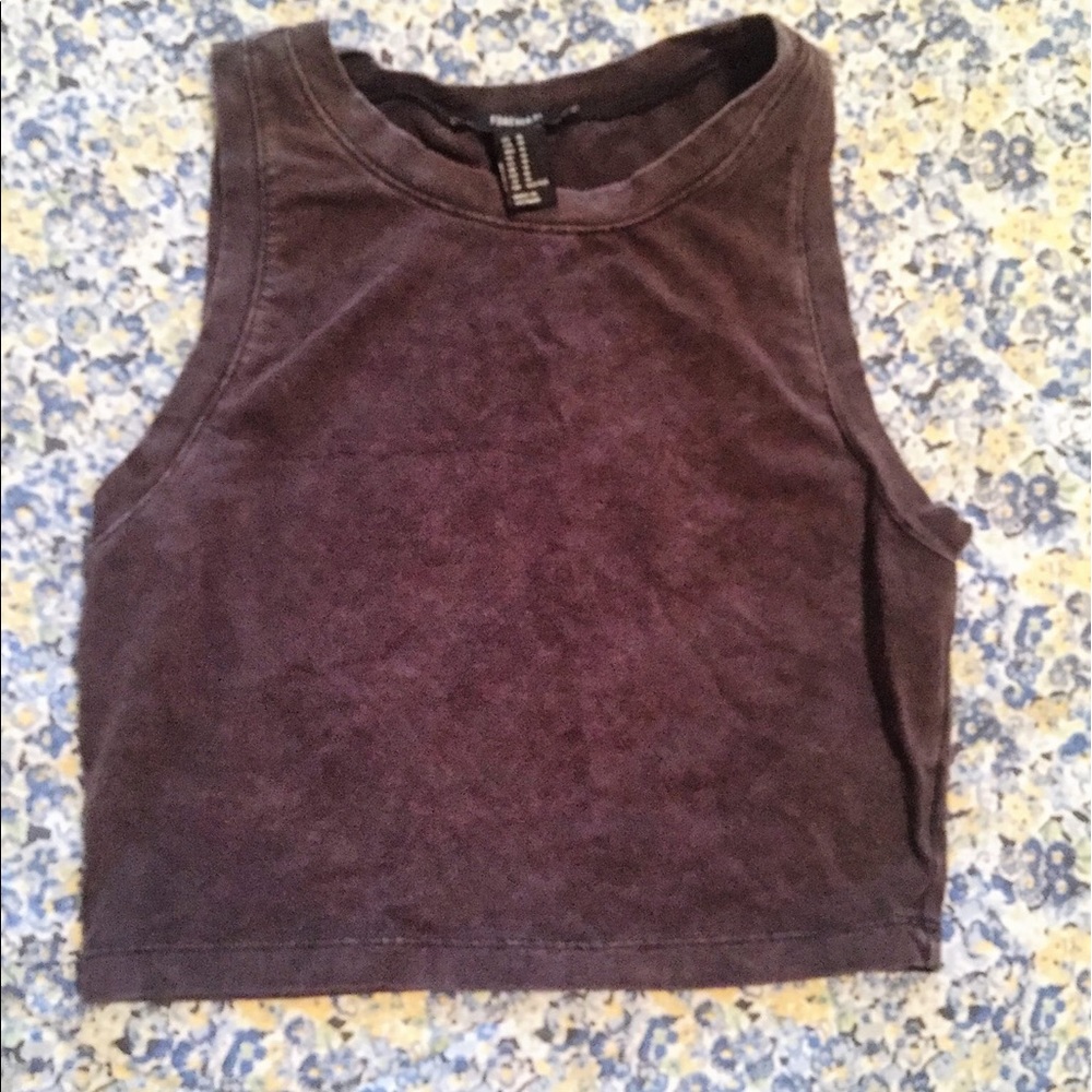 Gray Croptop