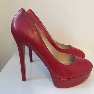 ALDO leather platform pumps