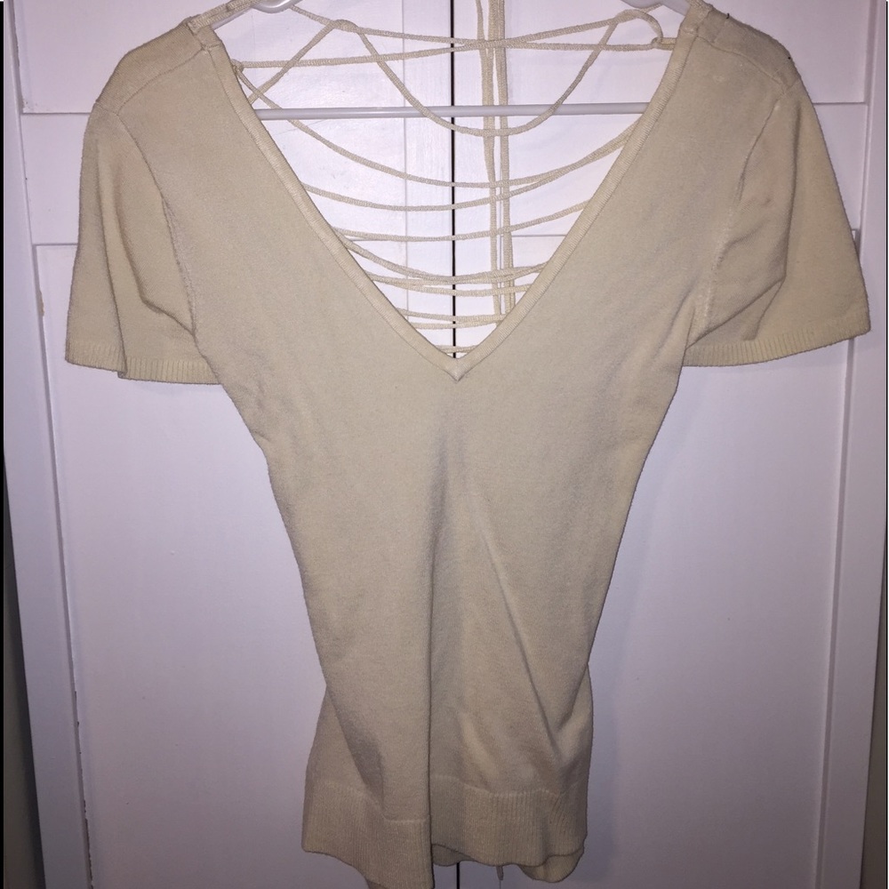 Back Lace up top