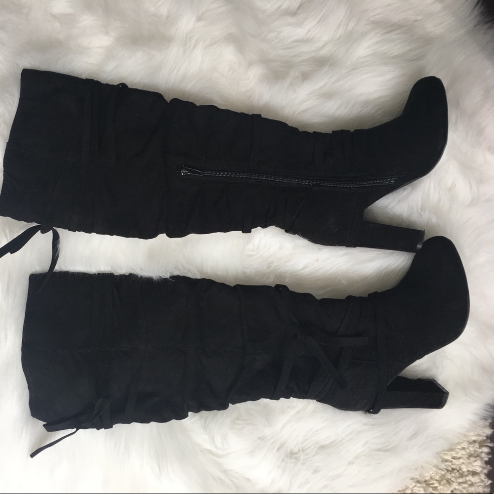 Black just fab boots