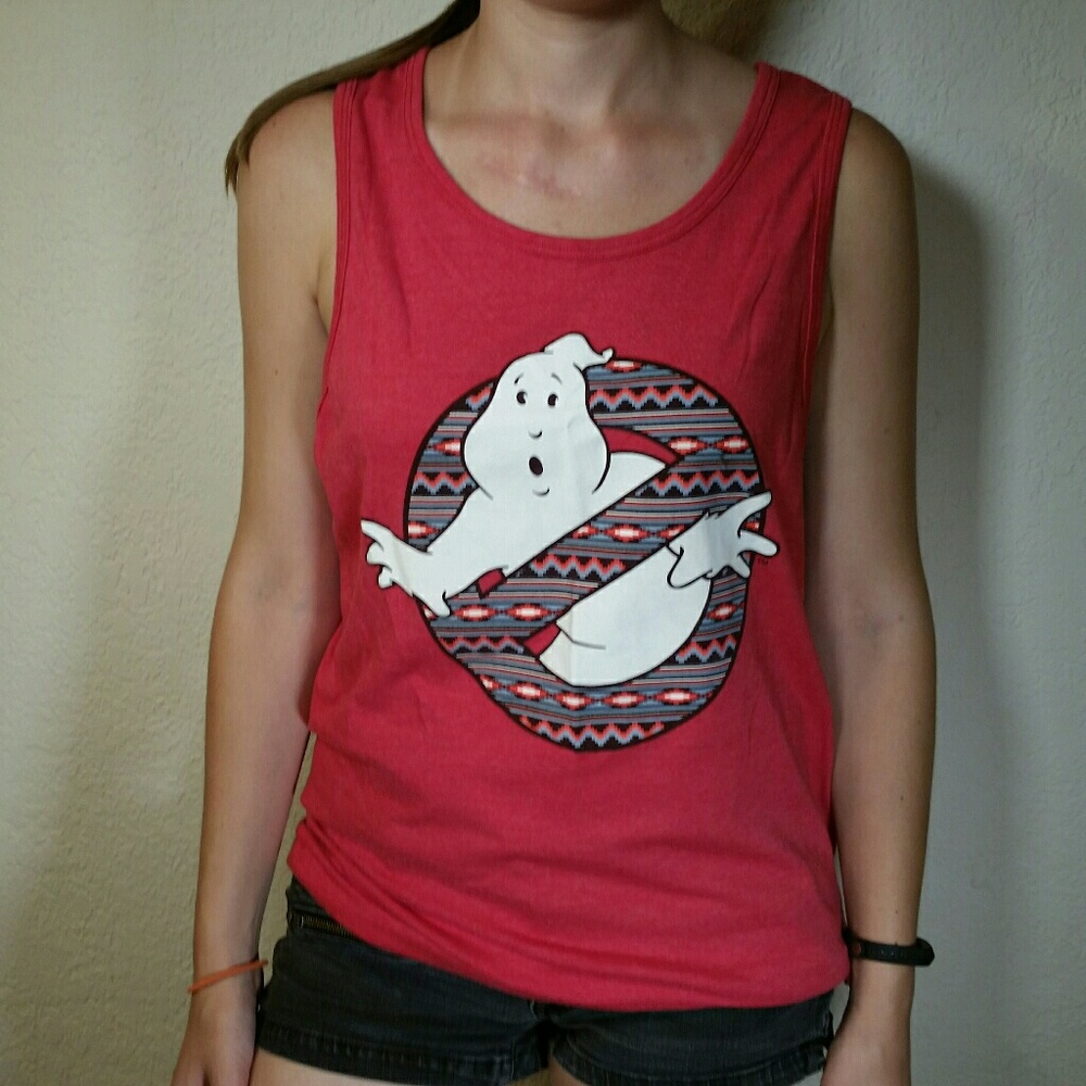 Ghost Busters Red Tank Top