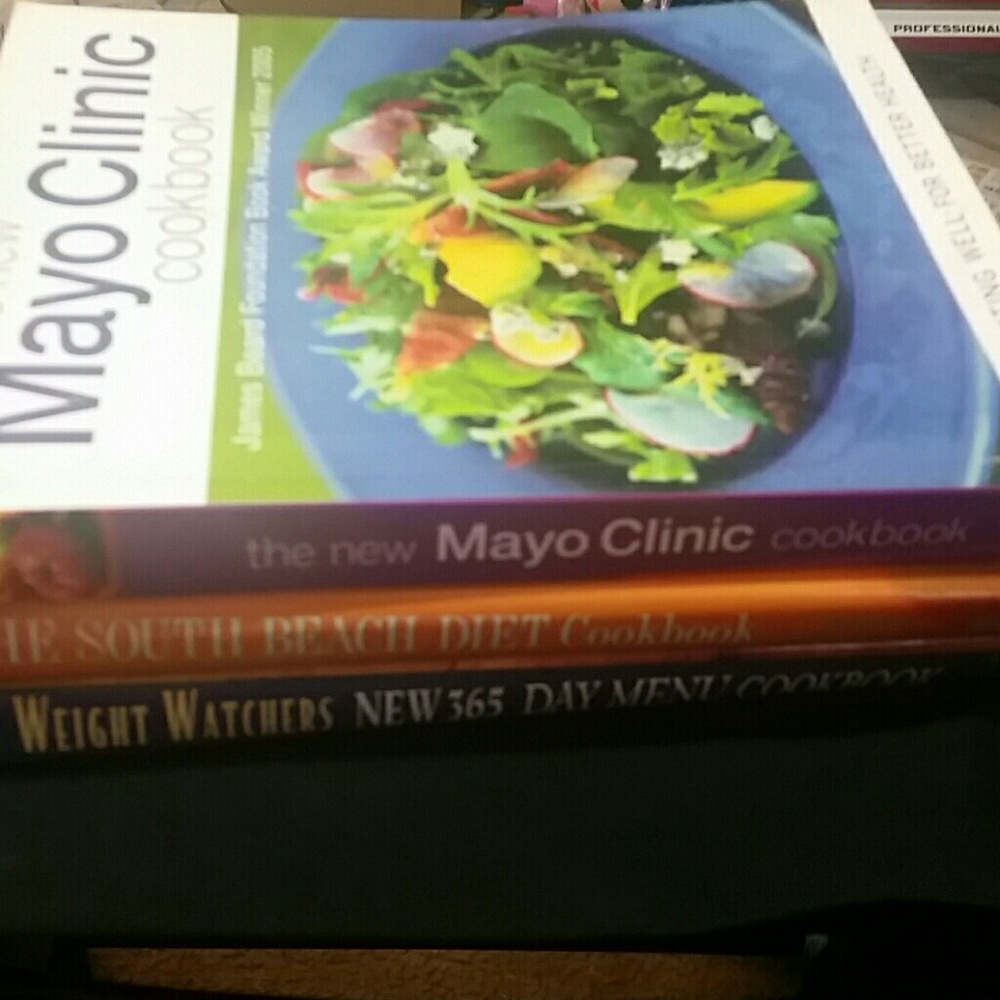 Lot of 3 Cookbooks-Weight Watchers, SBD, Mayo