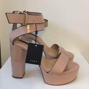 Zara platform sandals