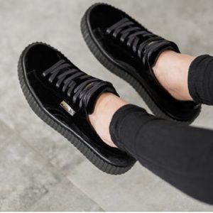 Fenty creepers - black Velvet