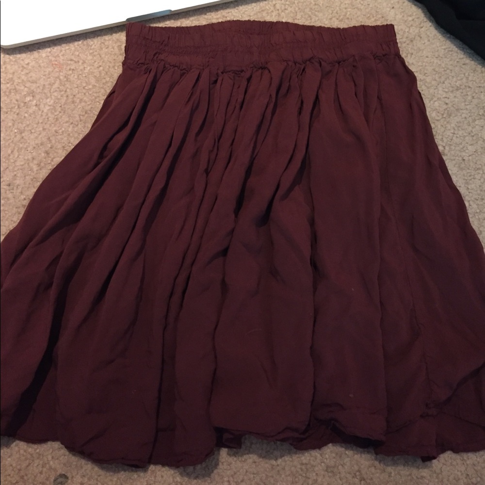 Brandy Melville red skater skirt