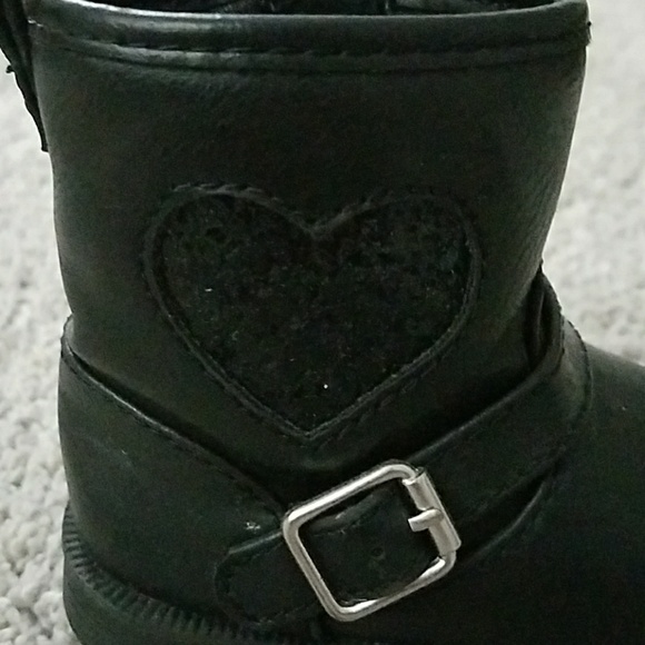 Black toddler boots - Picture 3 of 4