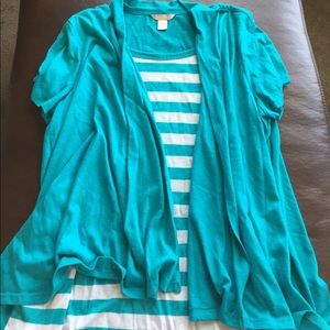 Tank too attached to short sleeve shirt