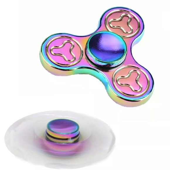 40% off Other - Rainbow fidget hand spinner hybird bearring toy from 