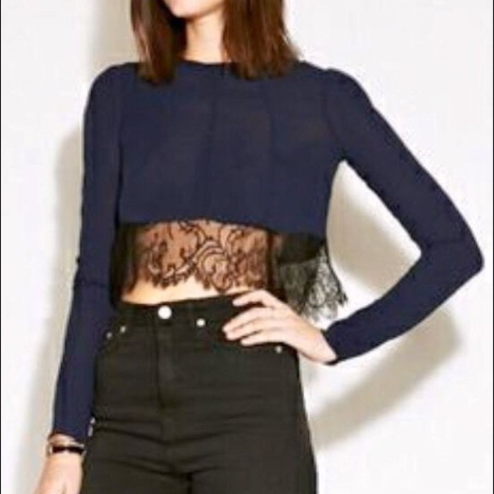 Reformation Camilla Crop Top Blouse NWT XS