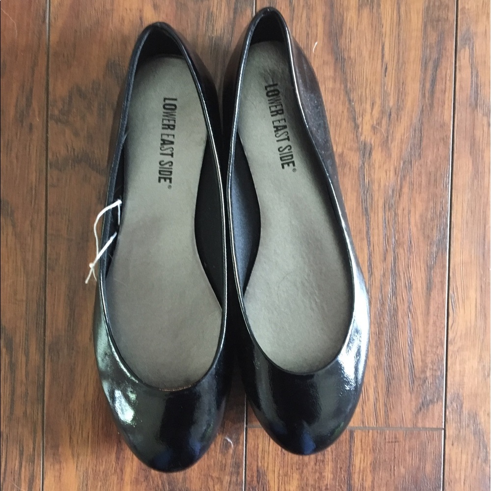 Never worn black flats