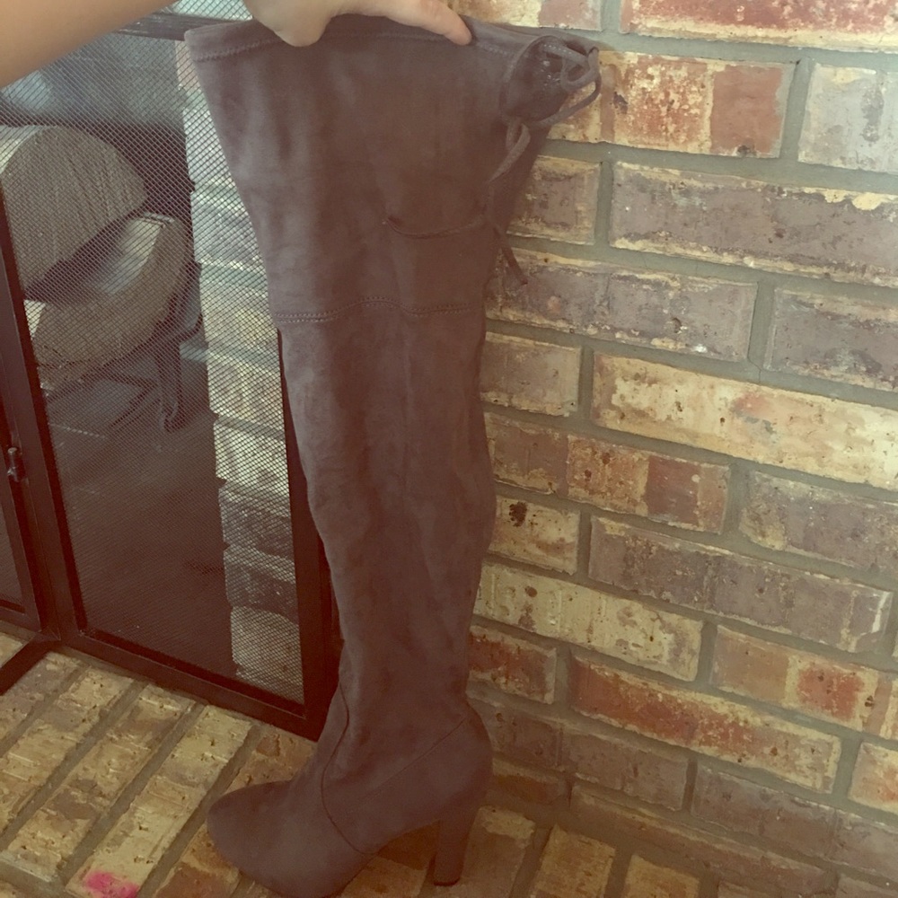 Thigh high boots NEVER WORN
