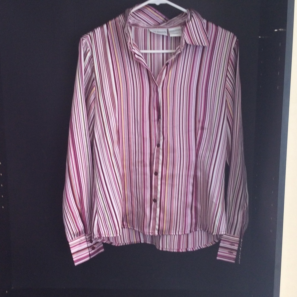striped blouse