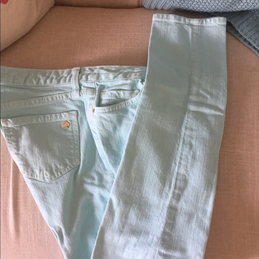 Kate spade ♠️ Mint skinny jeans size 29