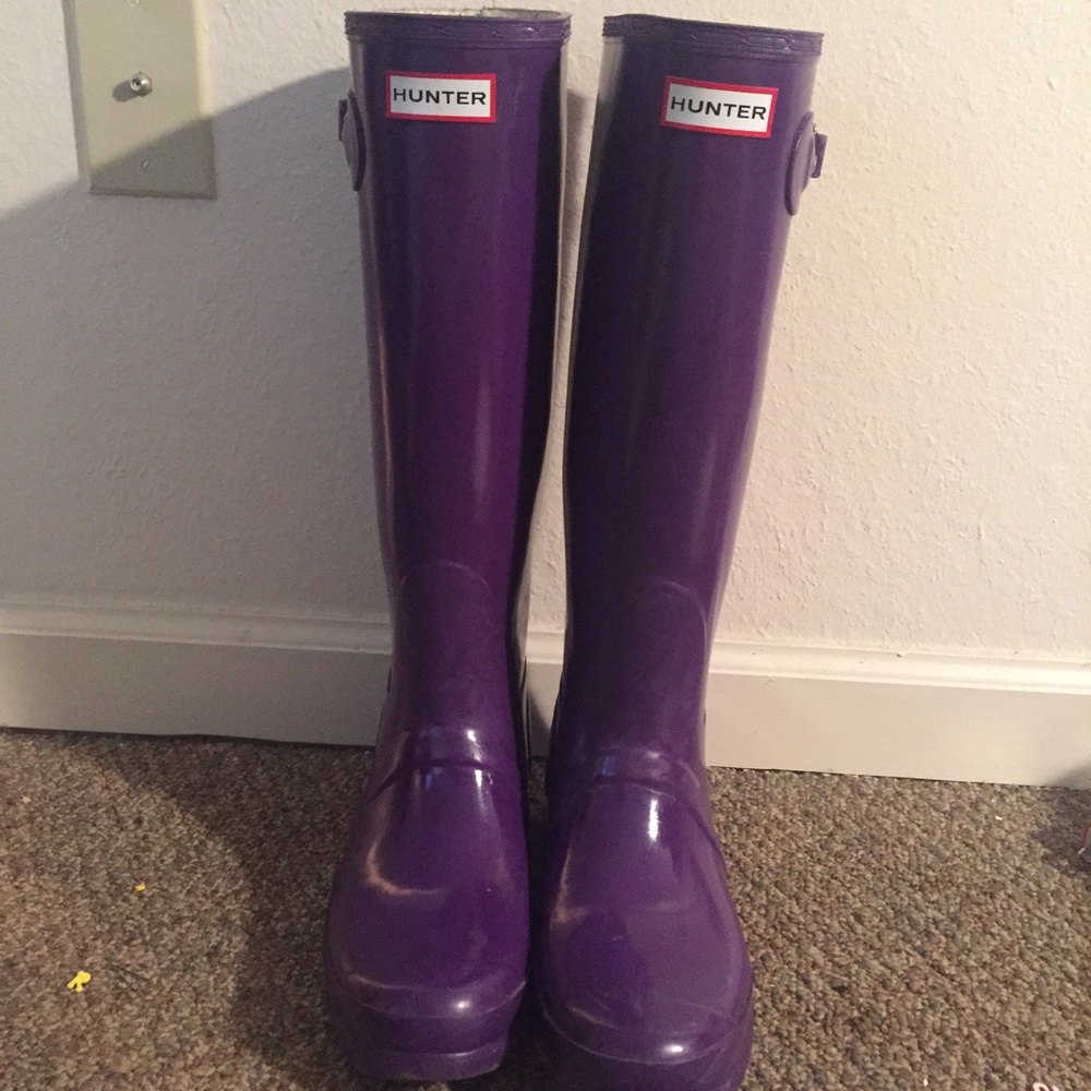 Purple Hunter Rainboots