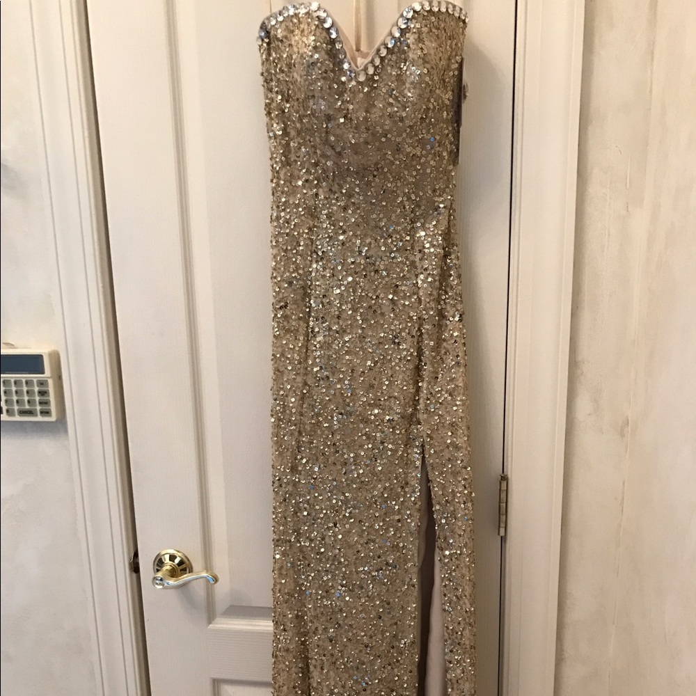 Shail K Gown with Slit