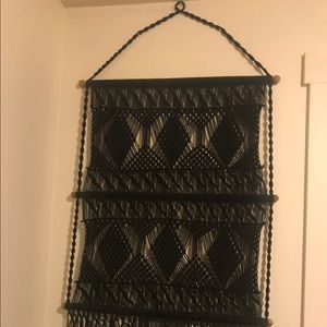 Black macrame urban outfitters