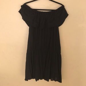 Black Off the Shoulder Dress