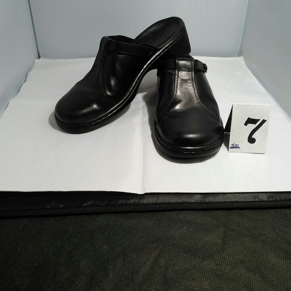 Black slip on Clarks