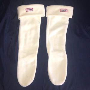 Hunter boot, tall boot socks. Size medium