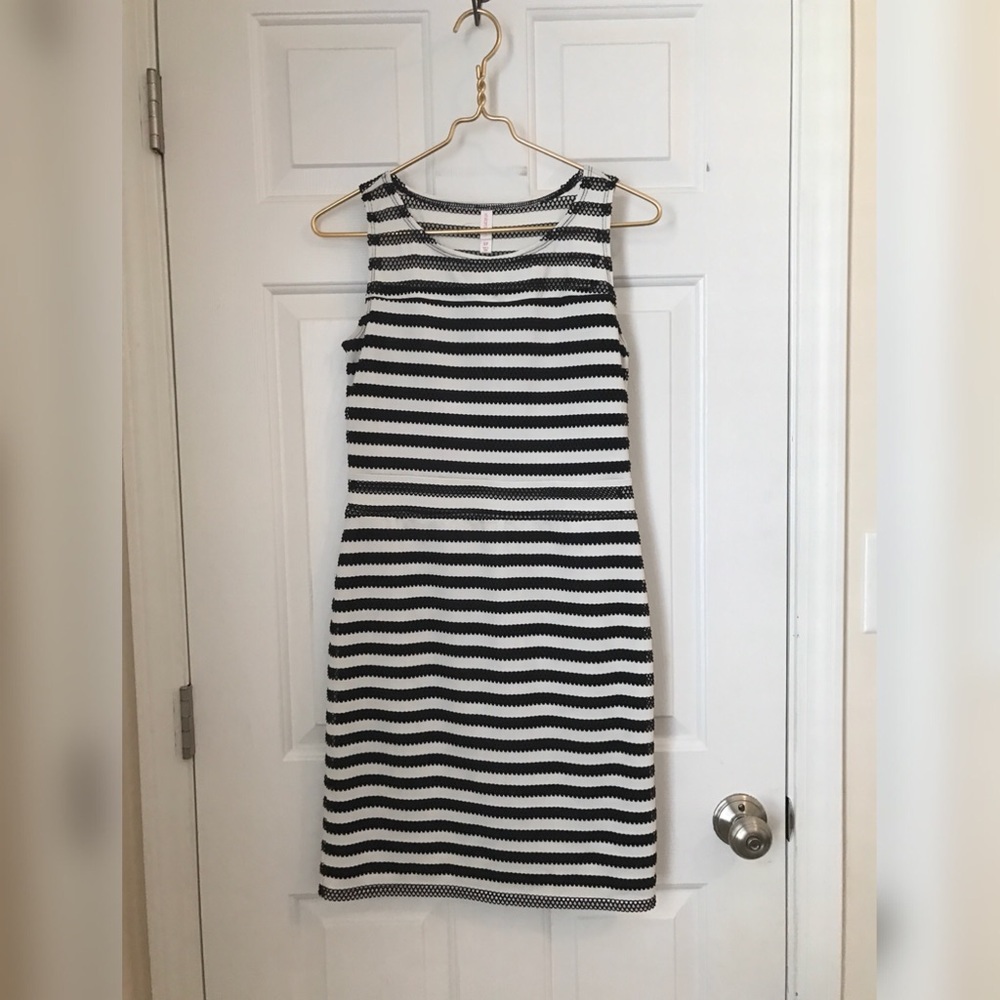 Xhilaration fitted striped dress