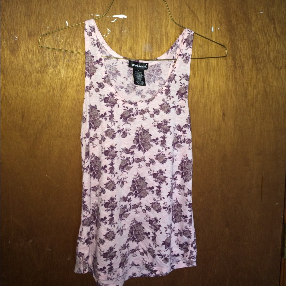 Floral tank top from Wet Seal