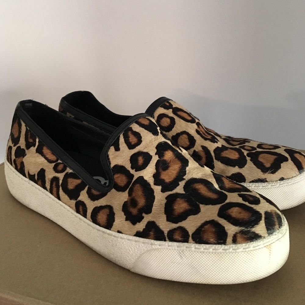 Sam Edelman Leopard Print Sneakers (Size 10)