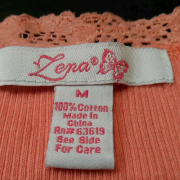 Lena Womens ribbed lace tank top - Picture 3 of 4