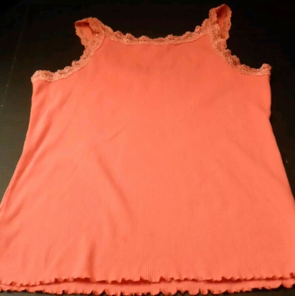Lena Womens ribbed lace tank top - Picture 4 of 4