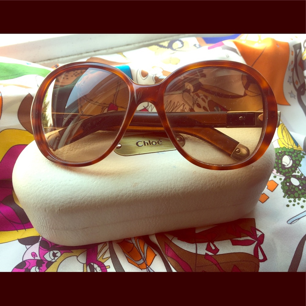 CHLOE Light tortoise sunglasses