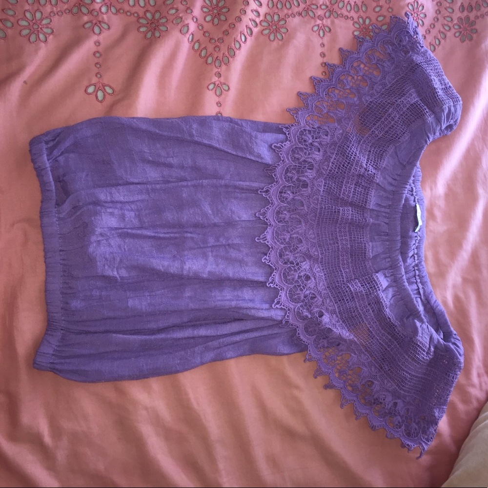 Off the shoulder Tobi top