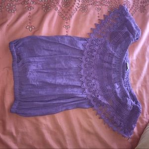 Off the shoulder Tobi top