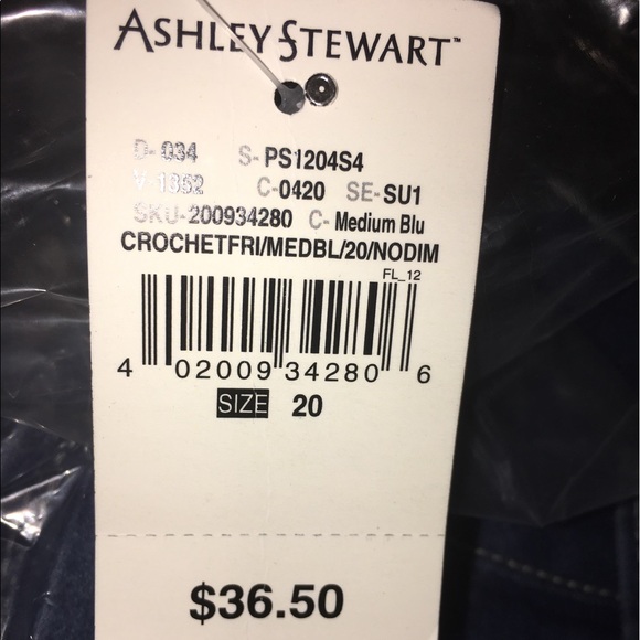 Ashley Stewart fringe shorts size 20 - Picture 5 of 7