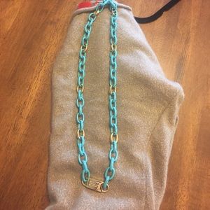 michael Kors Blue Chain necklace