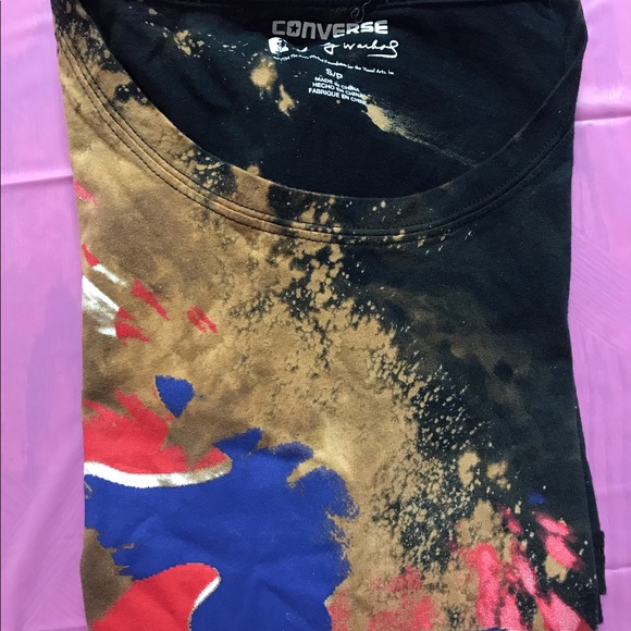 Bleached Tee T-shirt size: Small (Converse) - Picture 3 of 3