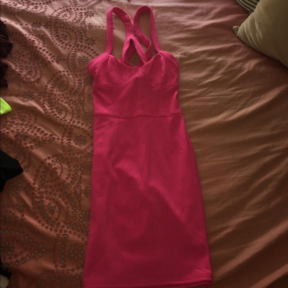 Neon Pink Tobi Never Worn Bodycon