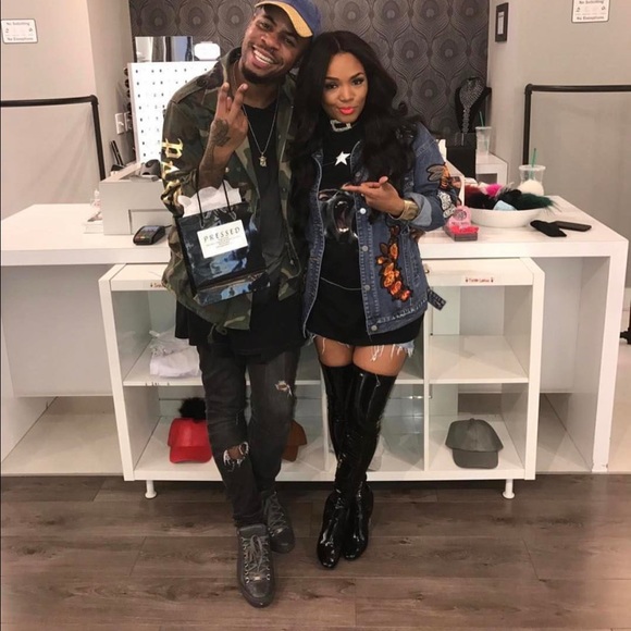 Patchwork oversized denim jacket - Picture 2 of 3