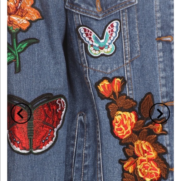 Patchwork oversized denim jacket - Picture 3 of 3