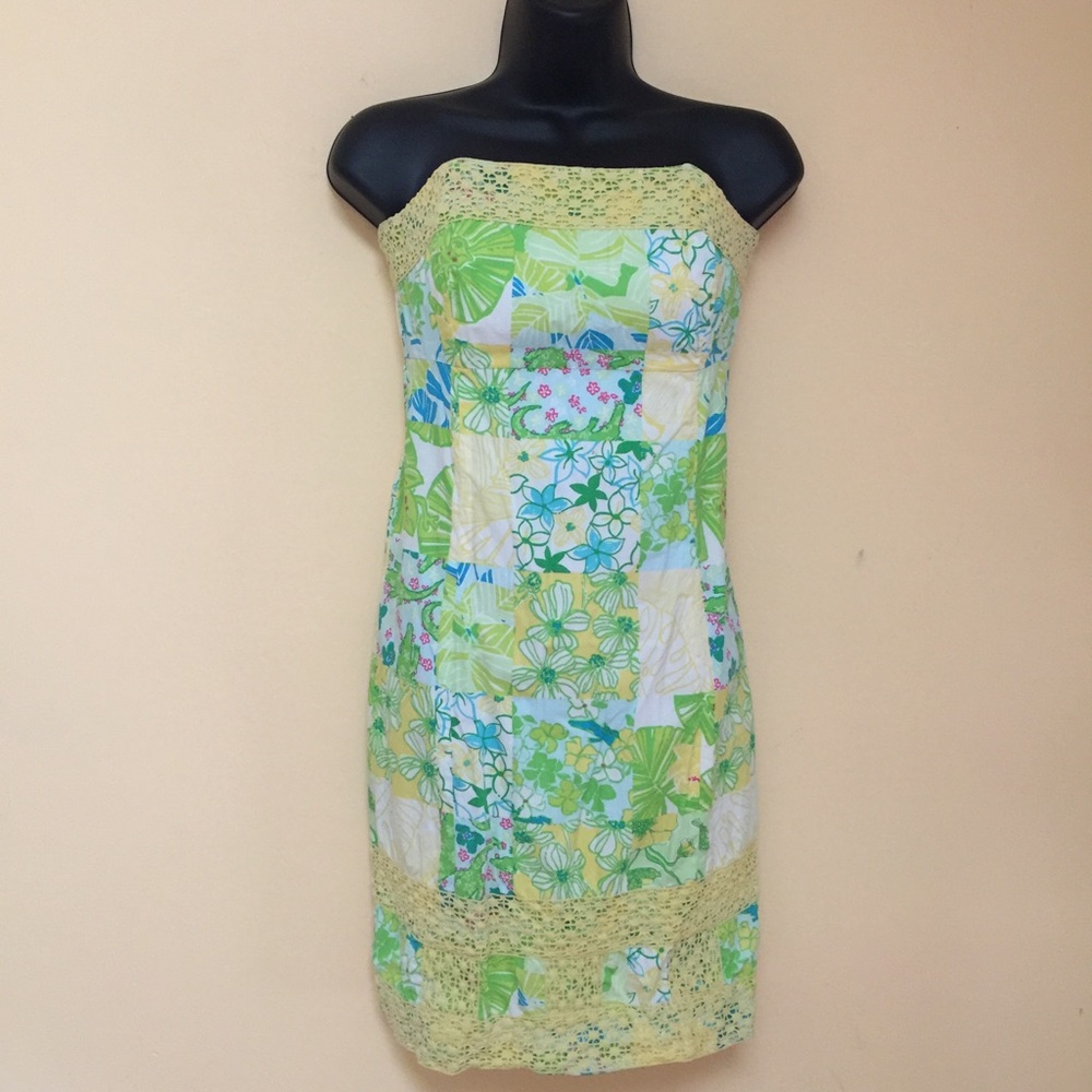 LILLY PULITZER "Gator Patch" Print Bowen Dress