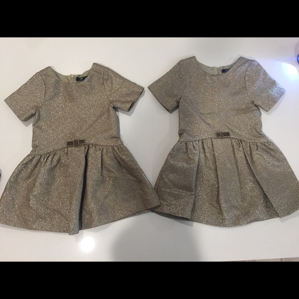 Beautiful gold kids dresses