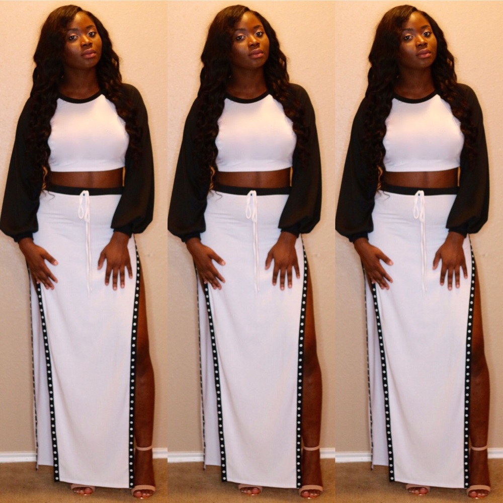 Rihanna Inspired two piece set