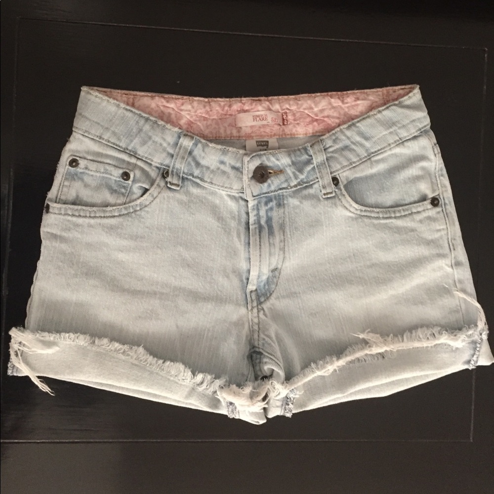 Levi cutoff shorts