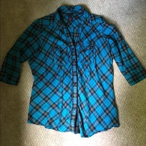 Torrid brand button up flannel size 0X
