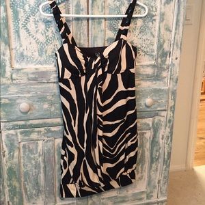 Zebra print dress