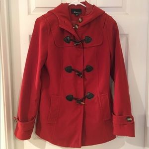 Red Pea coat